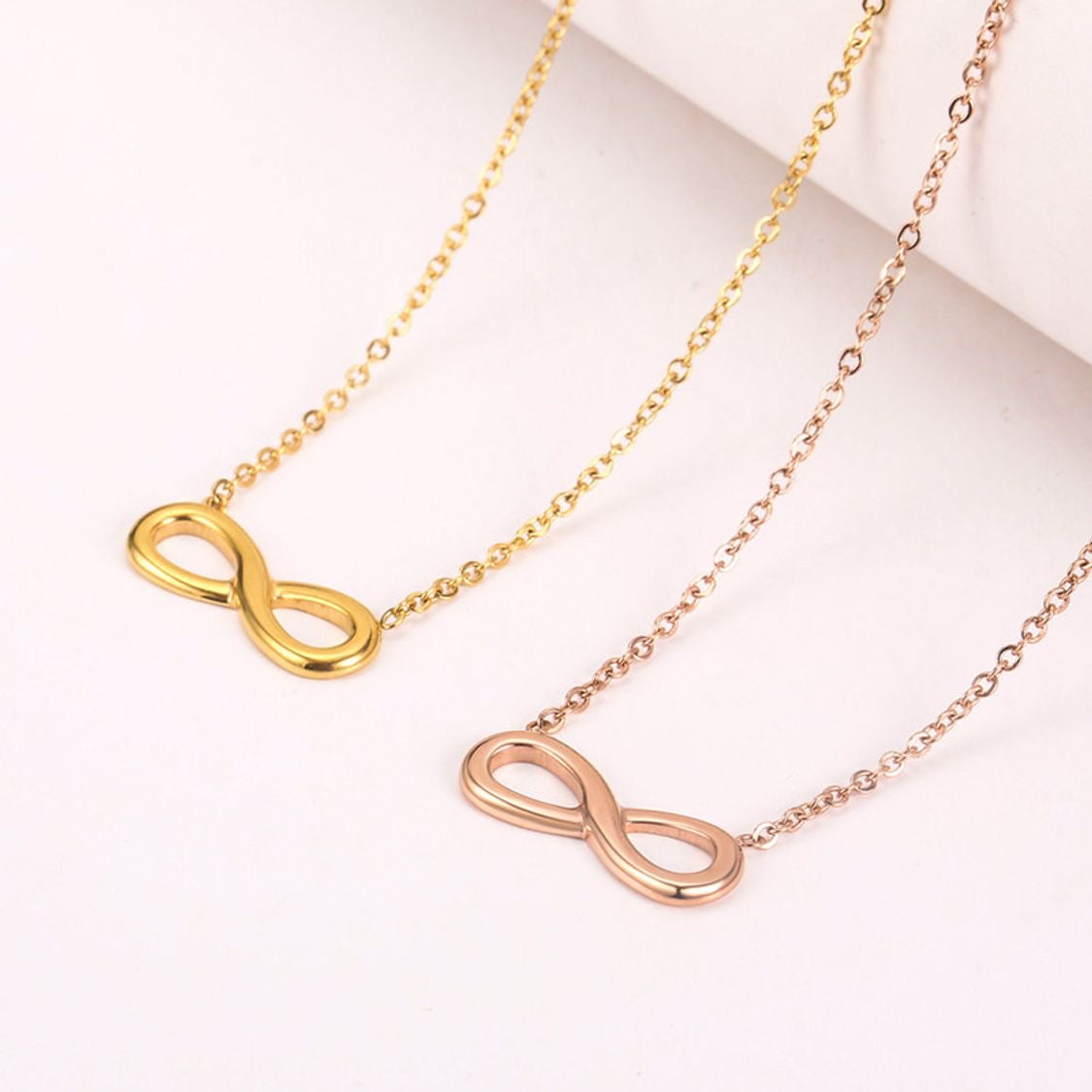 Gold plated Infinity Necklace