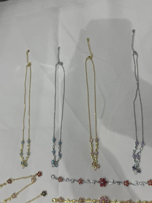 A Dainty bow tie necklace